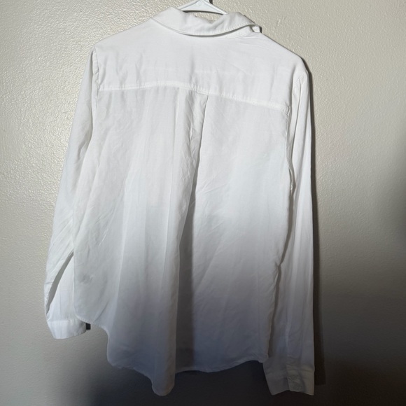 Anthropologie Cloth & Stone Crisp White Button-up Women’s Medium - Picture 6 of 6